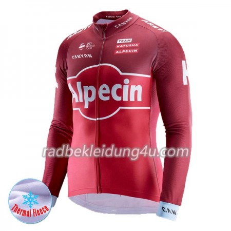 Radtrikot 2017 Team Katusha-Alpecin Winter Thermal Fleece N001